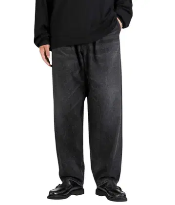 Graphpaper 그라프 페이퍼 와이드 테이퍼드 데님 팬츠 25AW