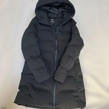 UNIQLO 심리스 다운 S 다크 그린