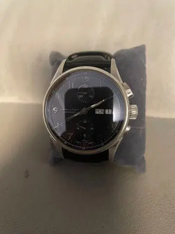 해밀턴 재즈마스터 마에스트로 자동 와인딩 크로노그래프 손목시계