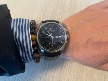 해밀턴 재즈마스터 마에스트로 자동 와인딩 크로노그래프 손목시계