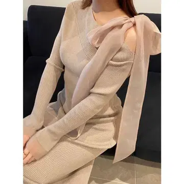 SNIDEL 원피스 머큐리 듀오 셀포드 프레이 아이디