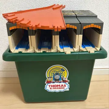 접이식 토마스 기관차고 토마스 프라레일 기관차고 수납 박스