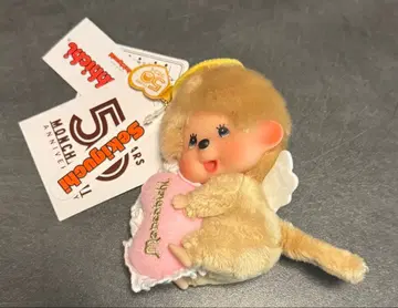 택 포함 새상품 러브 해피 엔젤 몬치치 얼굴 큰 SS 키체인