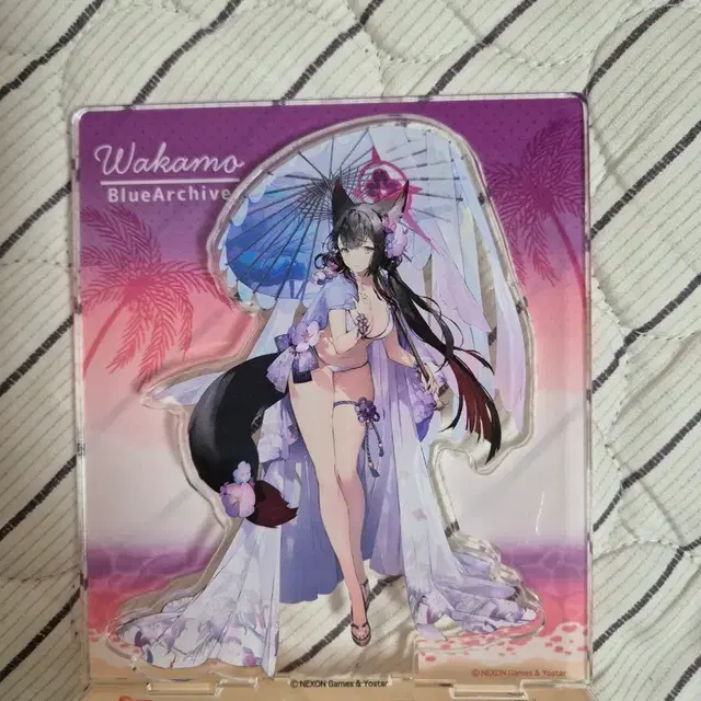 블루아카이브 와카모 수영복 아크릴 스탠드