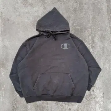 00s Champion 슈퍼 후디 XXXL black