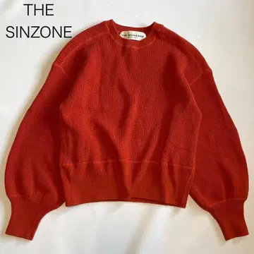 새상품급 [신조] 니트 스웨터 오렌지 울 2022년 모델 F