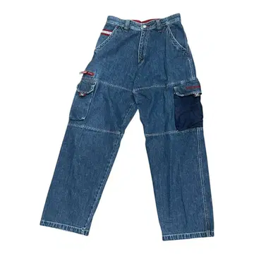 00s PIKO 데님 팬츠 배기 팬츠 카고 팬츠 Y2K 피코