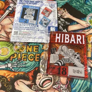 원피스 베이스샵 복권 아크릴 블록 참 히바리