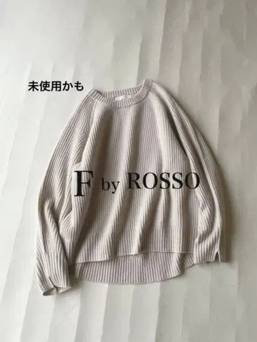 미사용 가능성 있음 F by ROSSO 어반 리서치 에어 울 크루넥 니트