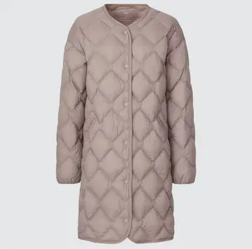 UNIQLO 유니클로 울트라 라이트 다운 릴랙스 코트 베이지 XL