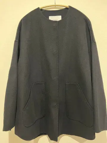 FRAMeWORK 다크 네이비 리버 코트