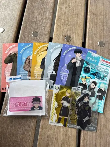 괴수8호 나루미 겐 winter collection Ver. 아크릴 배지