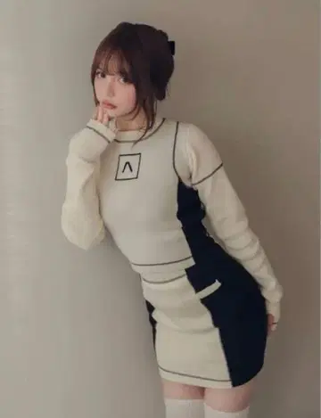 andmary Rita 니트 셋업 베이지 니트셋업