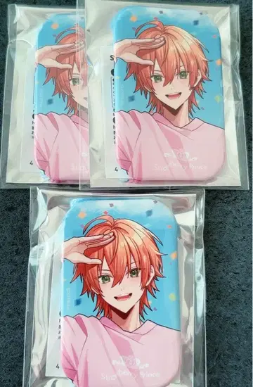 스토푸리 젤 군 랜덤 스퀘어 캔뱃지 복권 3개 세트