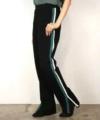 AULA AILA 아우라 아이라 저지 팬츠 블랙 네이비