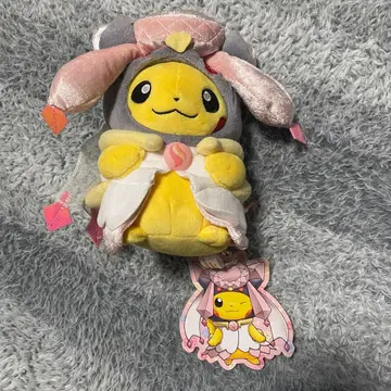 포켓몬 센터 메가 디어 판초를 입은 피카츄 봉제 인형