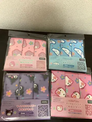 행주 3P 세트 산리오 행주 극세사 행주