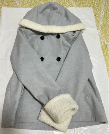 as know as 그레이 더블 브레스트 코트