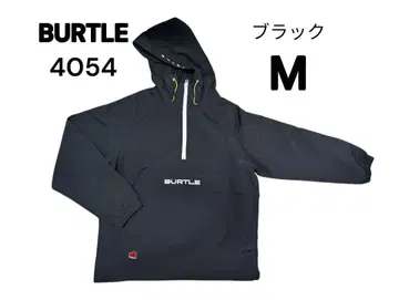 BURTLE 4054 아노락 후드티 블랙 후드티 M