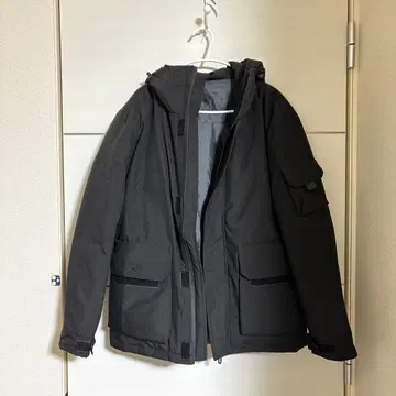 블랙 마운틴 후드티 후드 부착 충전솜