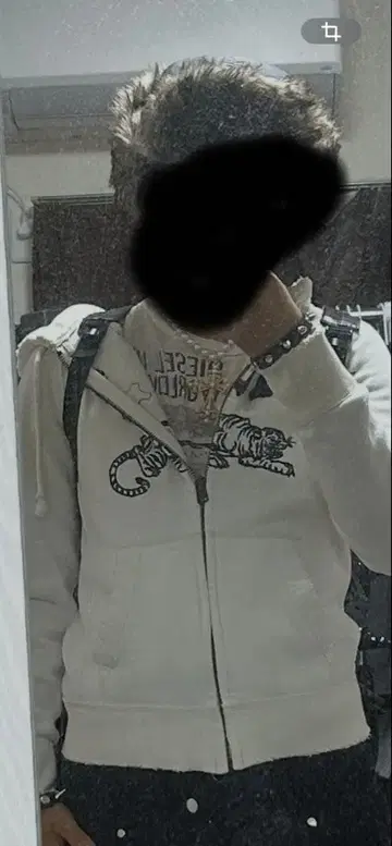 퍼 후드티 y2k opium 그런지 헤이세이 갸루 남자