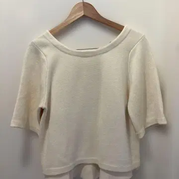 머큐리 듀오 MERCURYDUO 니트 셋업 크림색