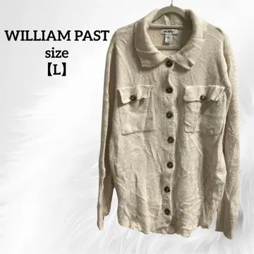 WILLIAM PAST [ L ] 아이보리 셔츠풍 니트