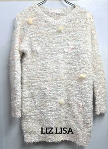 LIZ LISA 후와후와 니트 롱 스웨터 긴팔 사이즈 0