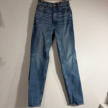 MOUSSY 스트레이트 데님 라이트 블루