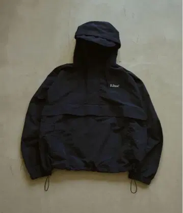 BrokenBase 나일론 테크 아노락 L 블랙