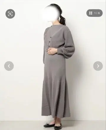 dazzlin 콤비 원피스 4WAY 가디건 세미 머메이드 원피스