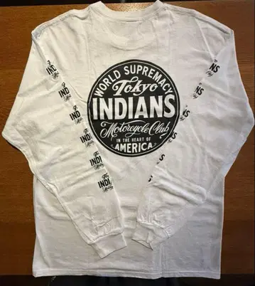 Tokyo Indians 롱 슬리브 셔츠 화이트/ L