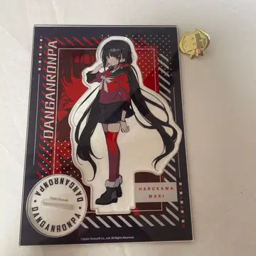 단간론파 하루카와 마키 아크릴 스탠드 핀 배지 모치즈키 케이