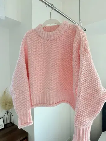 L'AUBE BLANC 완판 색상 니트