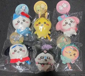 치이카와 산리오 콜라보 마스코트 6개 세트