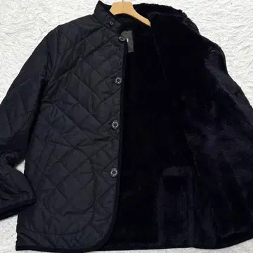 [ 새상품급 ] MACKINTOSH 퀼팅 자켓 퍼 블랙 38