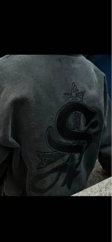 supplier 블랙 지퍼 후드티