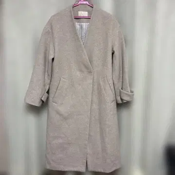 새상품급 빔즈하트 롱 코트 오픈 프론트