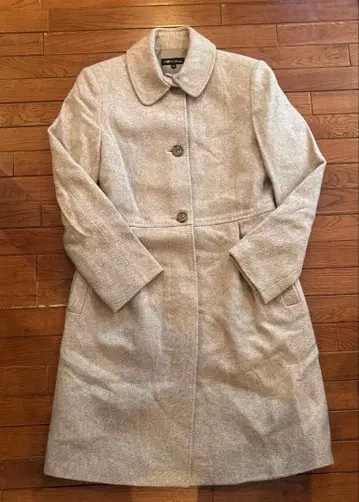 타카시마야 코트 베이지 캐시미어