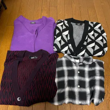 남성용 상의 4세트