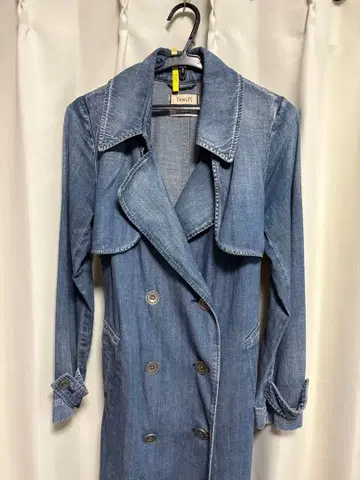 YANUK 데님 트렌치코트