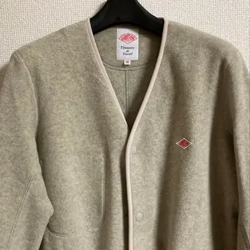 단톤 그레이 플리스 자켓