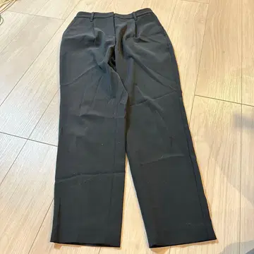 PLST 블랙 슬랙스 L