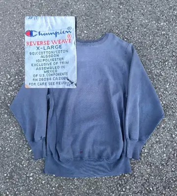 90s Champion 리버스 위브 트레이닝복 퍼플네이비 페이드