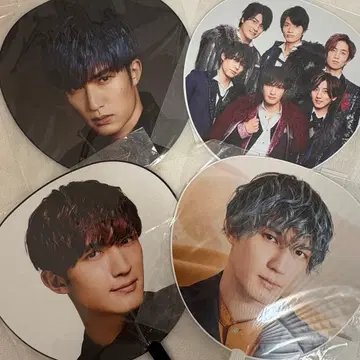 SixTONES 제시 부채 4개 세트 묶음 판매