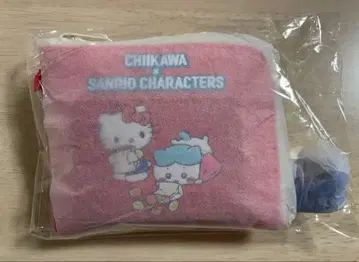 컴팩트 지갑 하치와레&헬로키티 치이카와 (먼작귀) 산리오