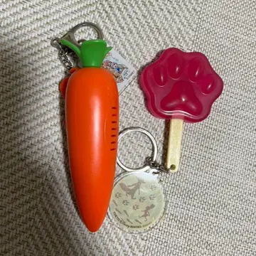주토피아 당근펜 키체인 아이스캔디 키체인 세트