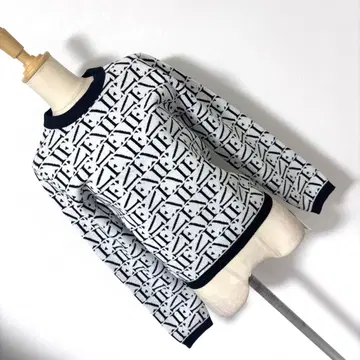 [택 포함 새상품] istoire eimy 모노그램 니트 풀오버