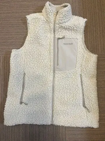 mont-bell 화이트 플리스 자켓 M