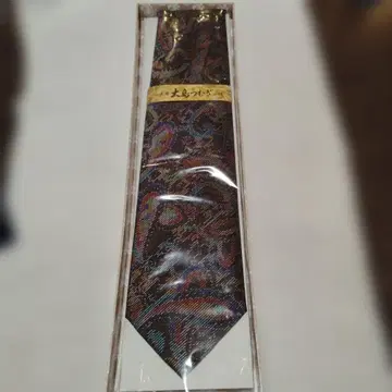 [ 미사용품 ] [ 박스 포함 ] 본토 오시마 츠무기 넥타이 실크